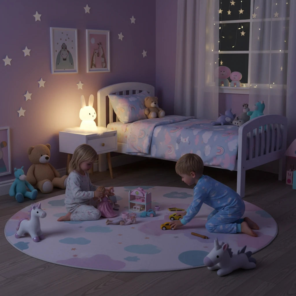 Veilleuse Lapin LED Tactile – Doudou Lumineux Apaisant