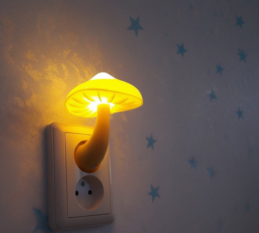 Lampe LED Murale Champignon – Lumière Douce et Ambiance Féérique