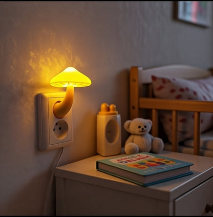 Lampe LED Murale Champignon – Lumière Douce Féerique