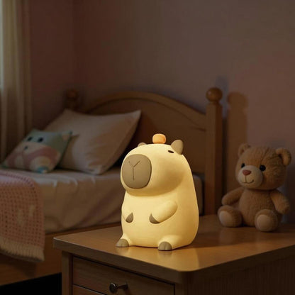 Veilleuse Capybara — Le compagnon lumineux qui rassure votre enfant