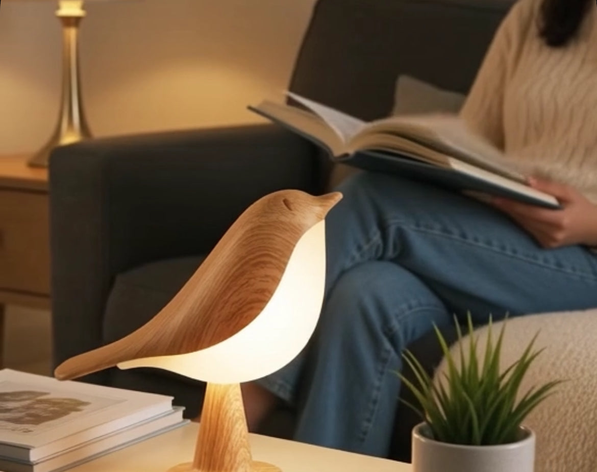 🕊️ Lampe Oiseau LED Tactile – Élégance & Lumière Apaisante