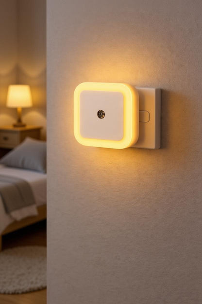 Veilleuse Murale LED Automatique – Capteur Intelligent – Nuits Sécurisées