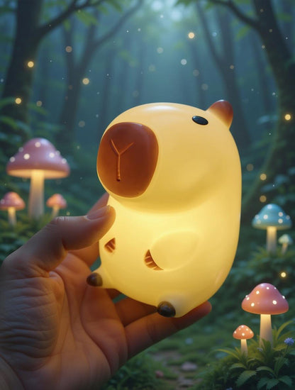 Veilleuse Capybara — Le compagnon lumineux qui rassure votre enfant