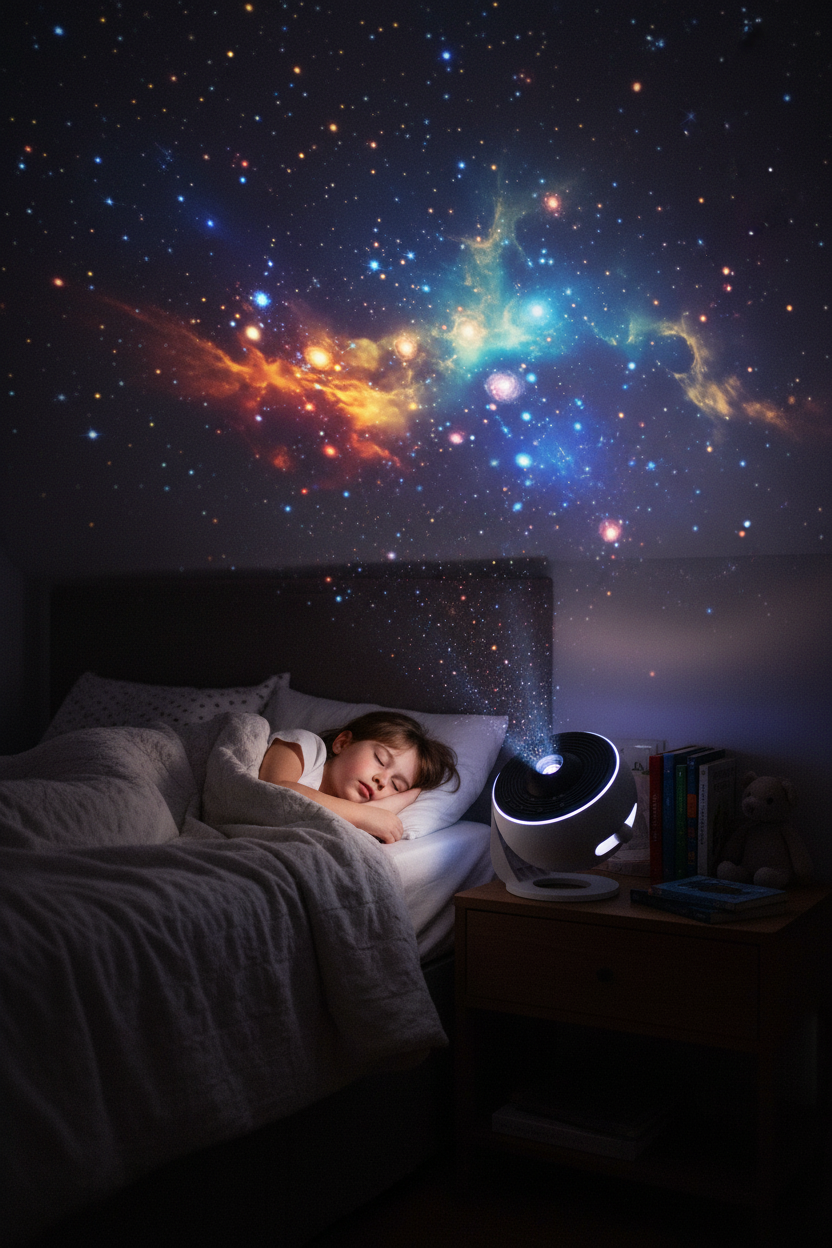 Projecteur Galaxie HD 360° – Ciel Étoilé Premium