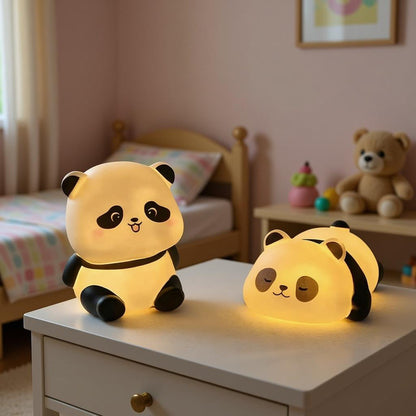Veilleuse Panda LED (Lot de 2) — Duo de compagnons apaisants