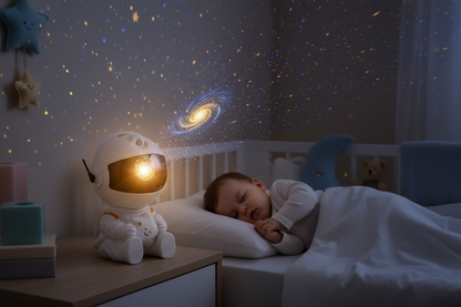 Veilleuse Astronaute Projecteur Galaxie LED – Ciel Étoilé Enfant