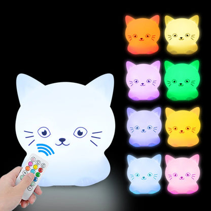 Veilleuse Animaux Silicone LED – 12 Modèles Tactile