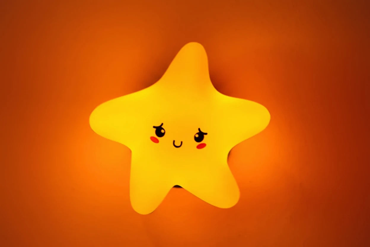 Veilleuse Lune Murale LED Silicone – Rechargeable Douce